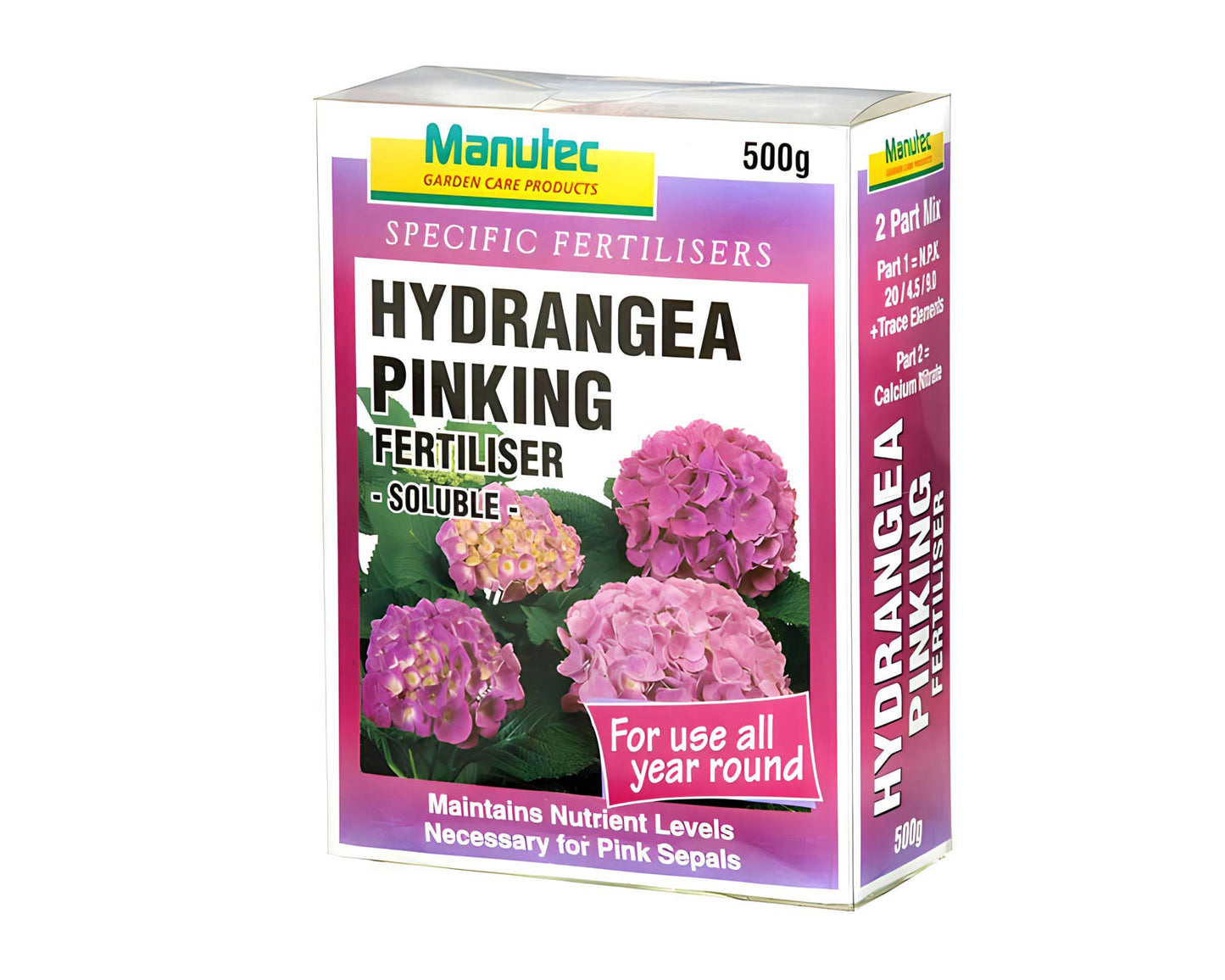 Manutec Hydrangea Pinking Fertiliser 500g